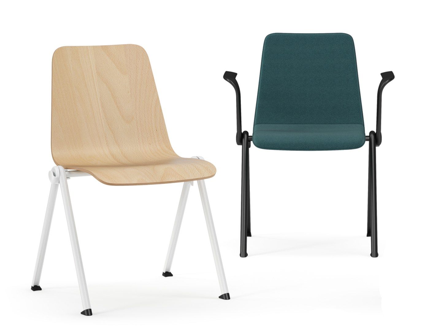 Деревянный штабелируемый стул для конференций SITLOSOPHY® Lagom ARCH-00074992 - Вид №1