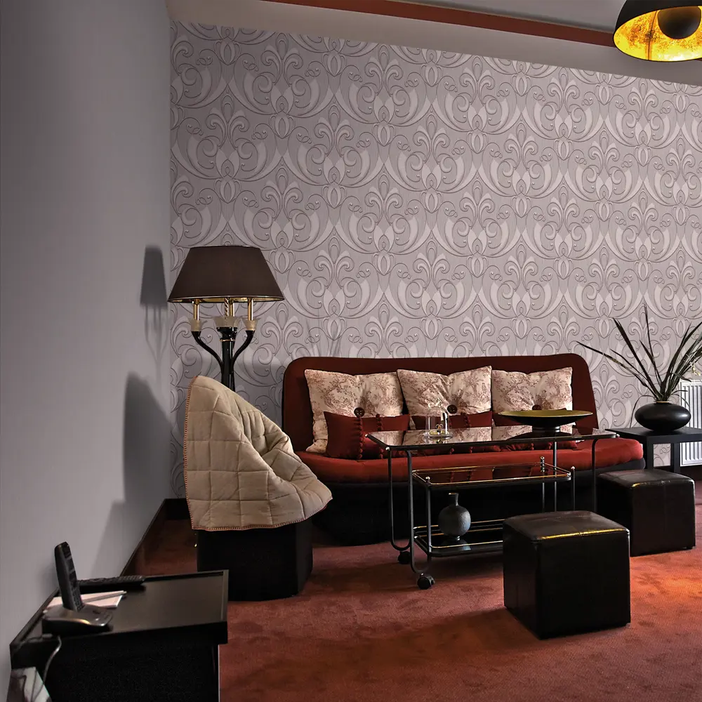 Обои флизелиновые Erismann Elegance коричневые 1.06 м 3633-5 82136422 STLM-2102641 - Вид №2
