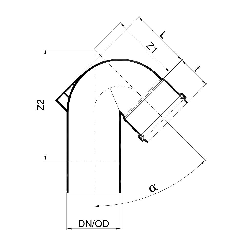 02145 Отводы Tece  - Вид №1