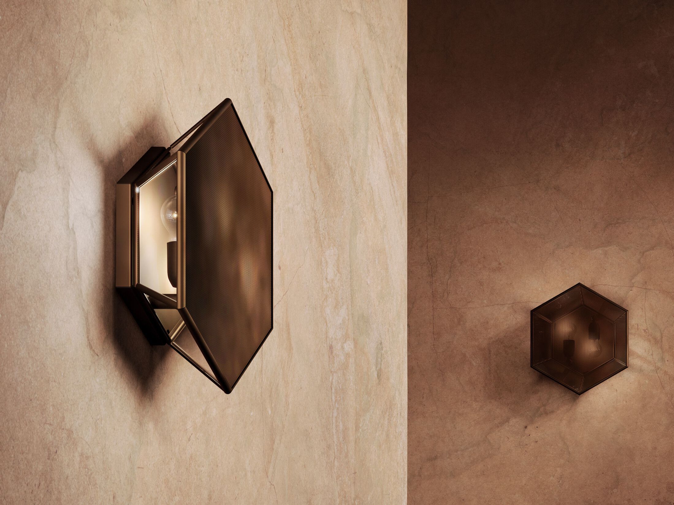 Латунный настенный светильник Il Fanale Massira ARCH-00085728 - Вид №1