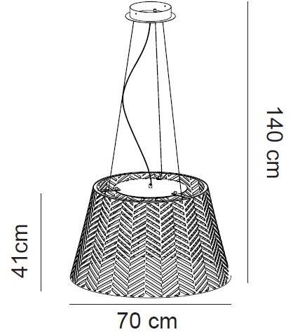 Alma light Металлический светодиодный подвесной светильник Spike 5750/011 - Вид №4