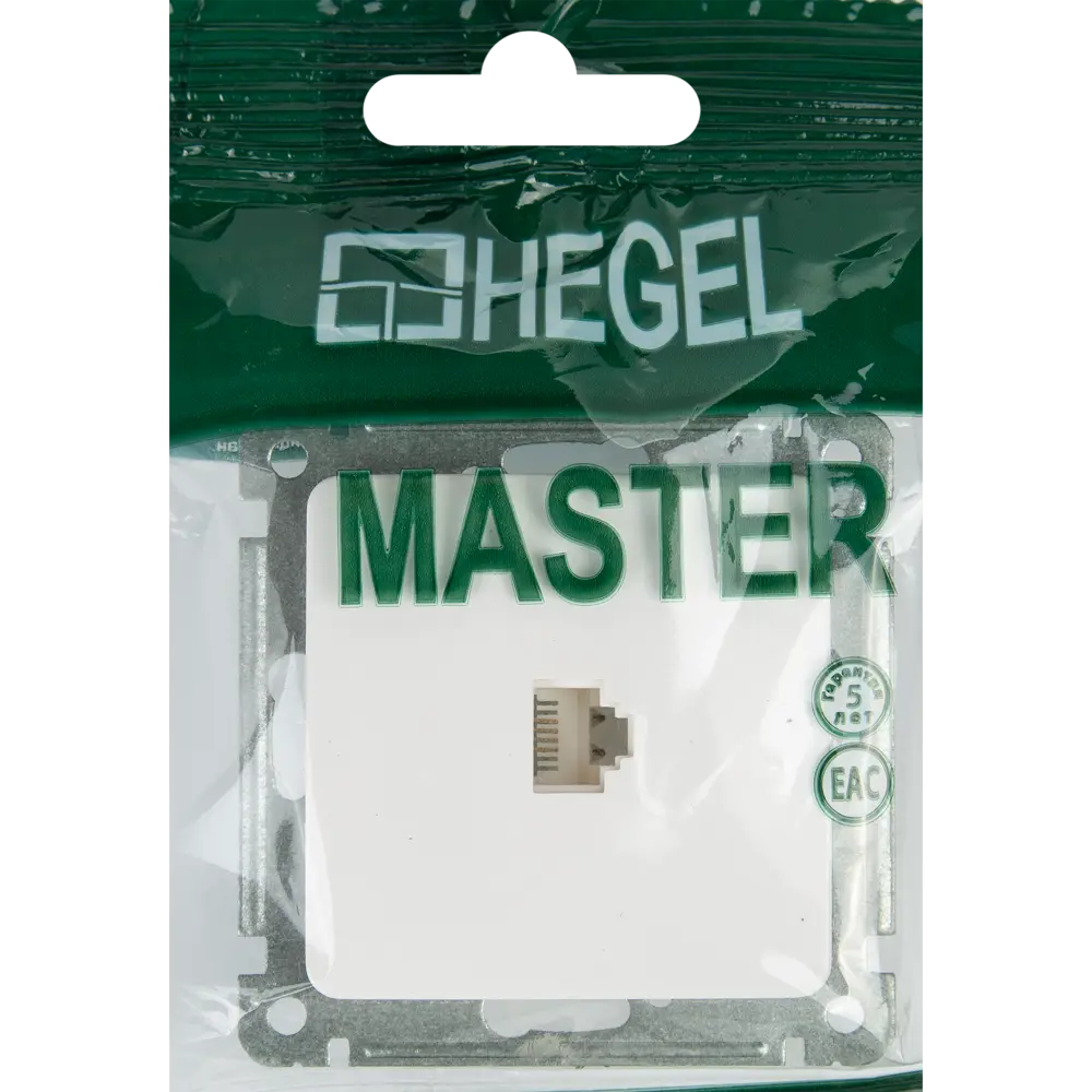 Телефонная розетка встраиваемая Hegel РСТ-400 цвет белый STLM-2100066 - Вид №4