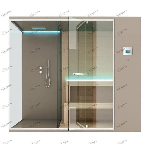 СПА: САУНА С ДУШЕМ 252 УГЛОВАЯ ETHOS Gruppo Geromin SSAET7C5DH