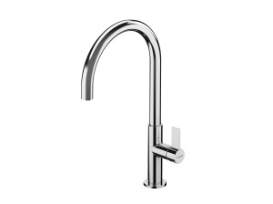 Однорычажный смеситель для кухни с поворотным изливом