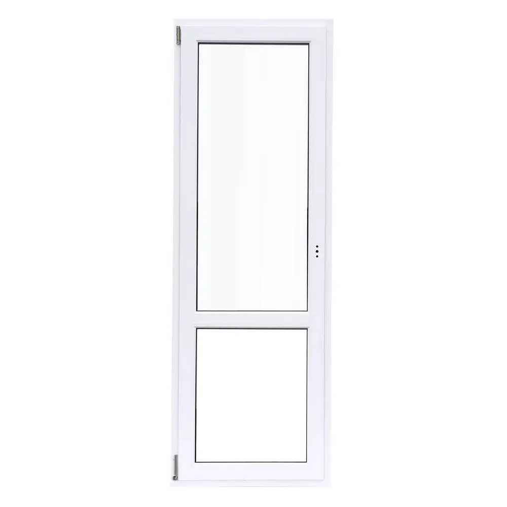 Балконная дверь ПВХ Deceuninck 2180x670 мм (ВxШ) левая поворотная двуxкамерный стеклопакет белый/белый STLM-2128190