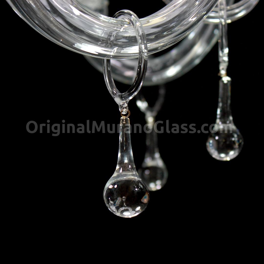 1248 ORIGINALMURANOGLASS Люстра-канделябр - Пастораль - муранское стекло OMG  см CLASSICO - Вид №1