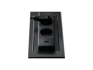 Электрическая розетка из нержавеющей стали с USB