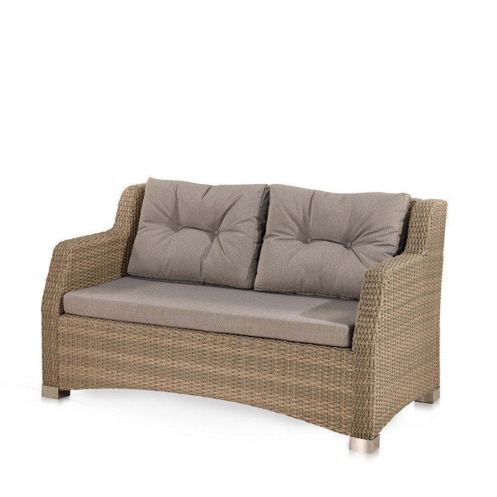 S51B-W65 Light Brown Плетеный диван Afina 