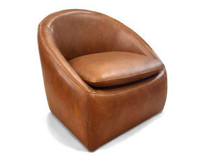 Кресло из веганской кожи