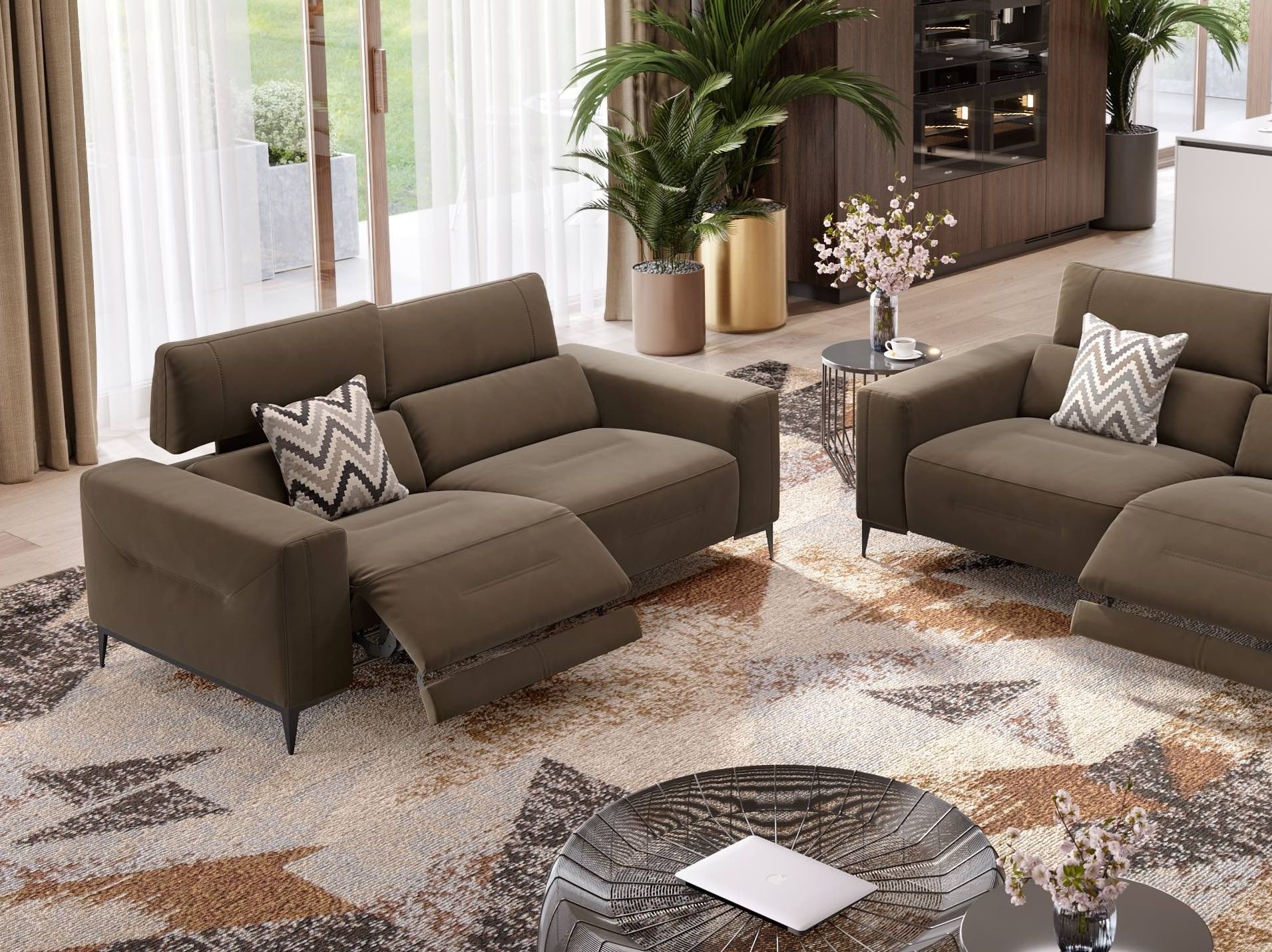 2-местный тканевый диван Sofanella Teramo ARCH-00041340 - Вид №4