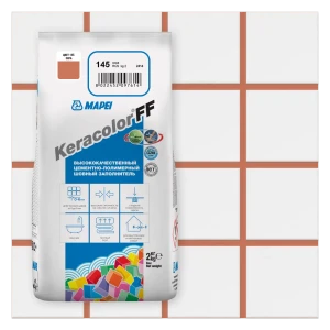 Затирка цементная Mapei Keracolor FF 145 цвет охра 2 кг