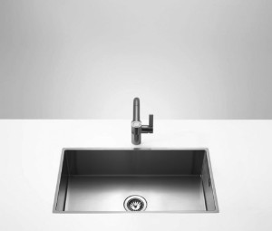 38100000-86 Одинарная мойка - нержавеющая сталь бархатная Dornbracht Кухонные раковины из нержавеющей стали, сатинированные