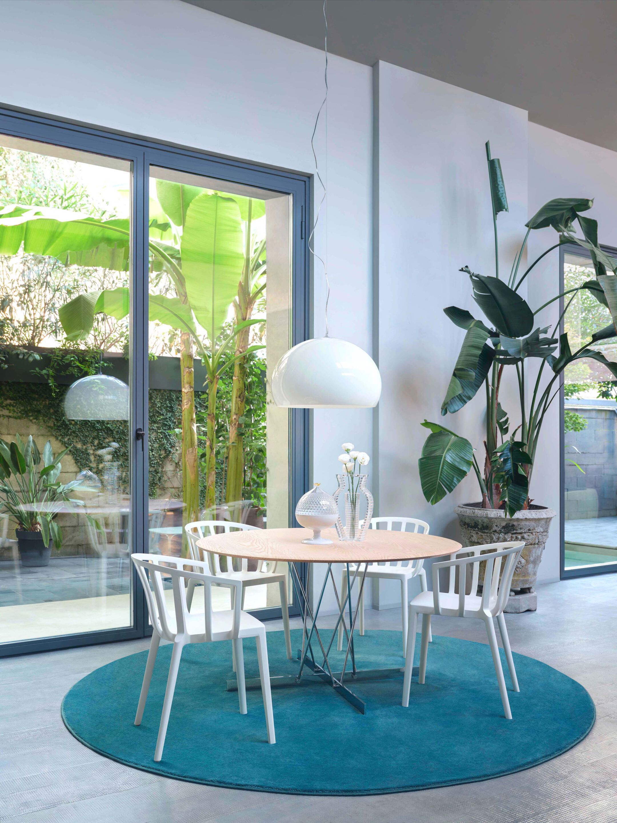 Стальной и деревянный стол со спицами Kartell VISCOUNT OF WOOD ARCH-00031352 - Вид №2