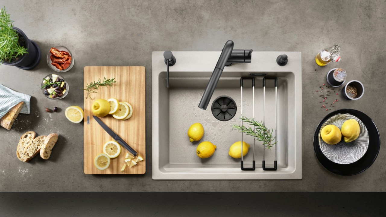 524539 Кухонная мойка Blanco Etagon 6 антрацит  Blanco Etagon Антрацит - Вид №5