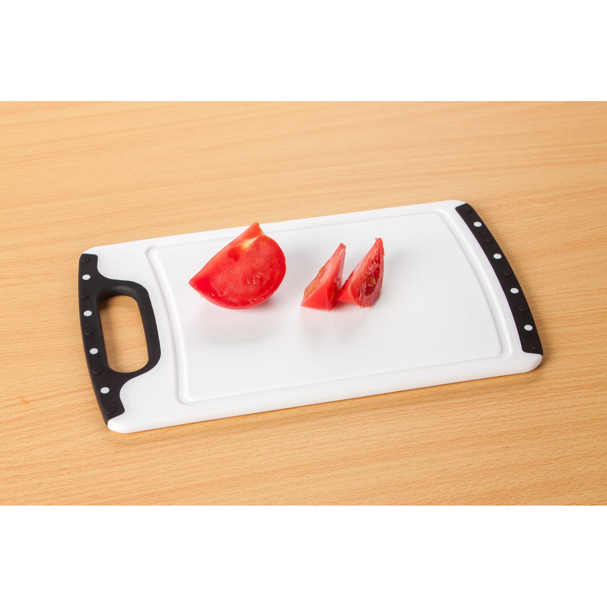 18581851 Разделочная доска 295x175x8 мм, цвет белый/чёрный Santreyd  - Вид №2