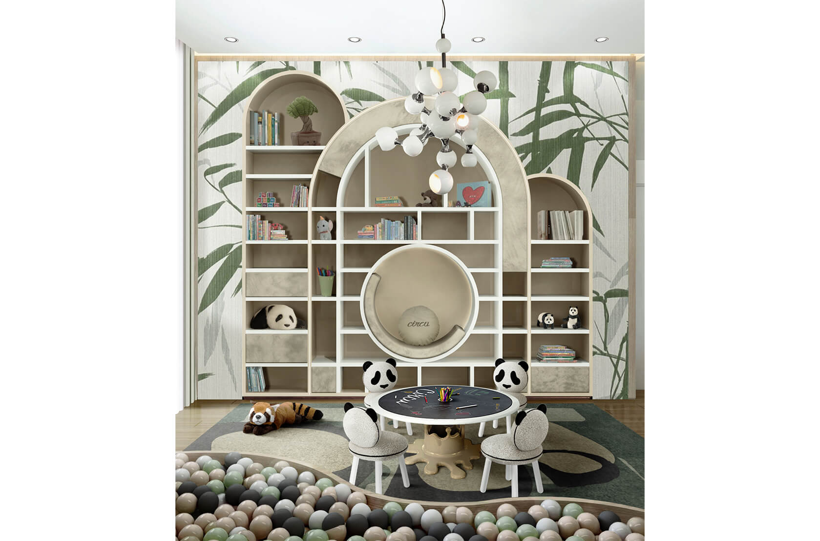 CIST82 Детские ковры Башня Черепахи Circu  - Вид №4