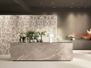 Напольное покрытие из керамогранита с эффектом ткани