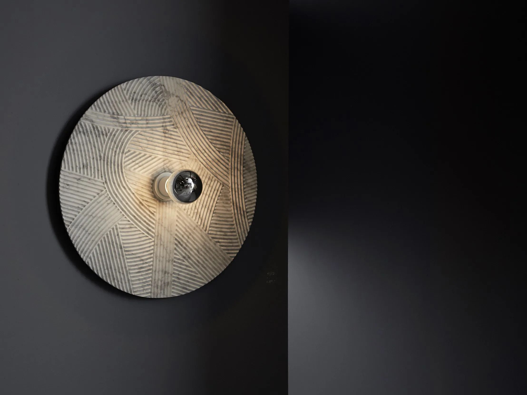 Каррарский мраморный настенный светильник RADAR INTERIOR канавка ARCH-00001432 - Вид №3