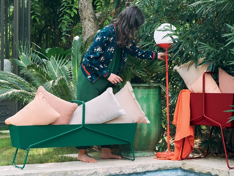 Прямоугольная стальная плантатор Fermob BASKET ARCH-00093598 - Вид №6