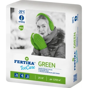 Противогололедные реагенты Fertika Icecare Green 25 кг 89447231 STLM-2061028