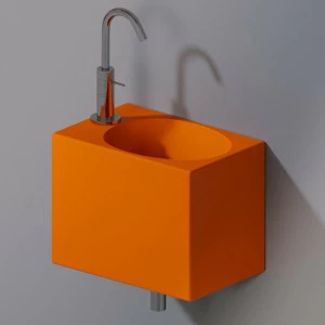 L311T0R1V1.114 Подвесная раковина настенная прямоугольная A. e T. Italia IDEA