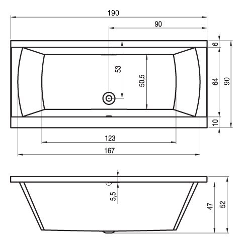 BA6900500000000_pro6 Ванна Riho Julia Santreyd - Вид №4