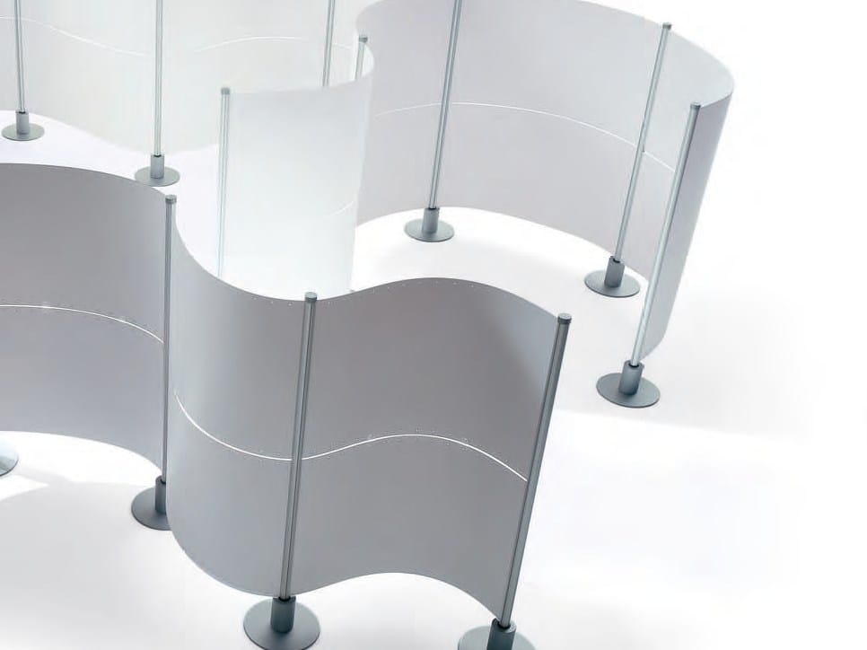 ПВХ модульная отдельно стоящая офисная перегородка Slalom ARCH-00039324 - Вид №20