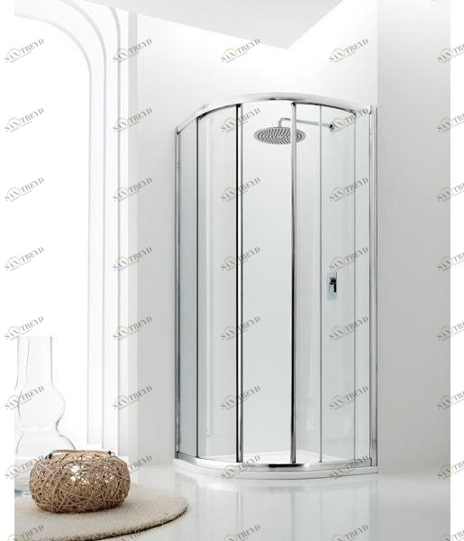 INDA® Полукруглая стеклянная душевая кабина с раздвижной дверцей Jolly sun-id-1477596