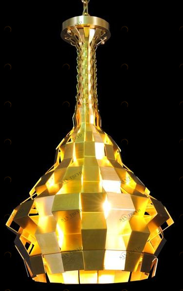 Tisserant Люстра из бронзы Origami sun-id-1475617