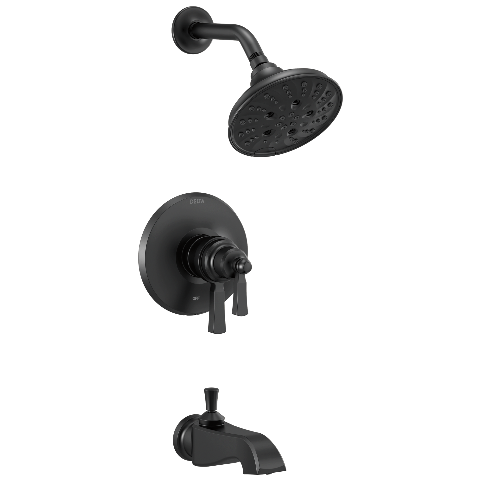 T17T456-BL Панель для ванны и душа TempAssure 17T Delta Faucet Dorval Матовый черный 
