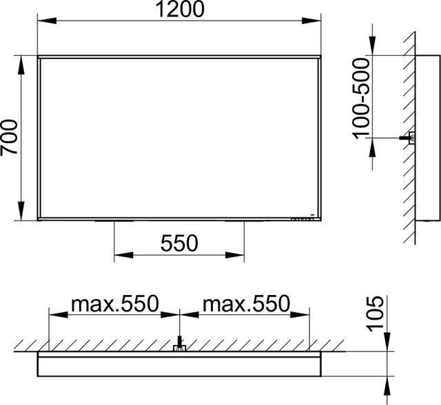 07896172000 Зеркало с подсветкой KEUCO Lichtspiegel - Вид №8