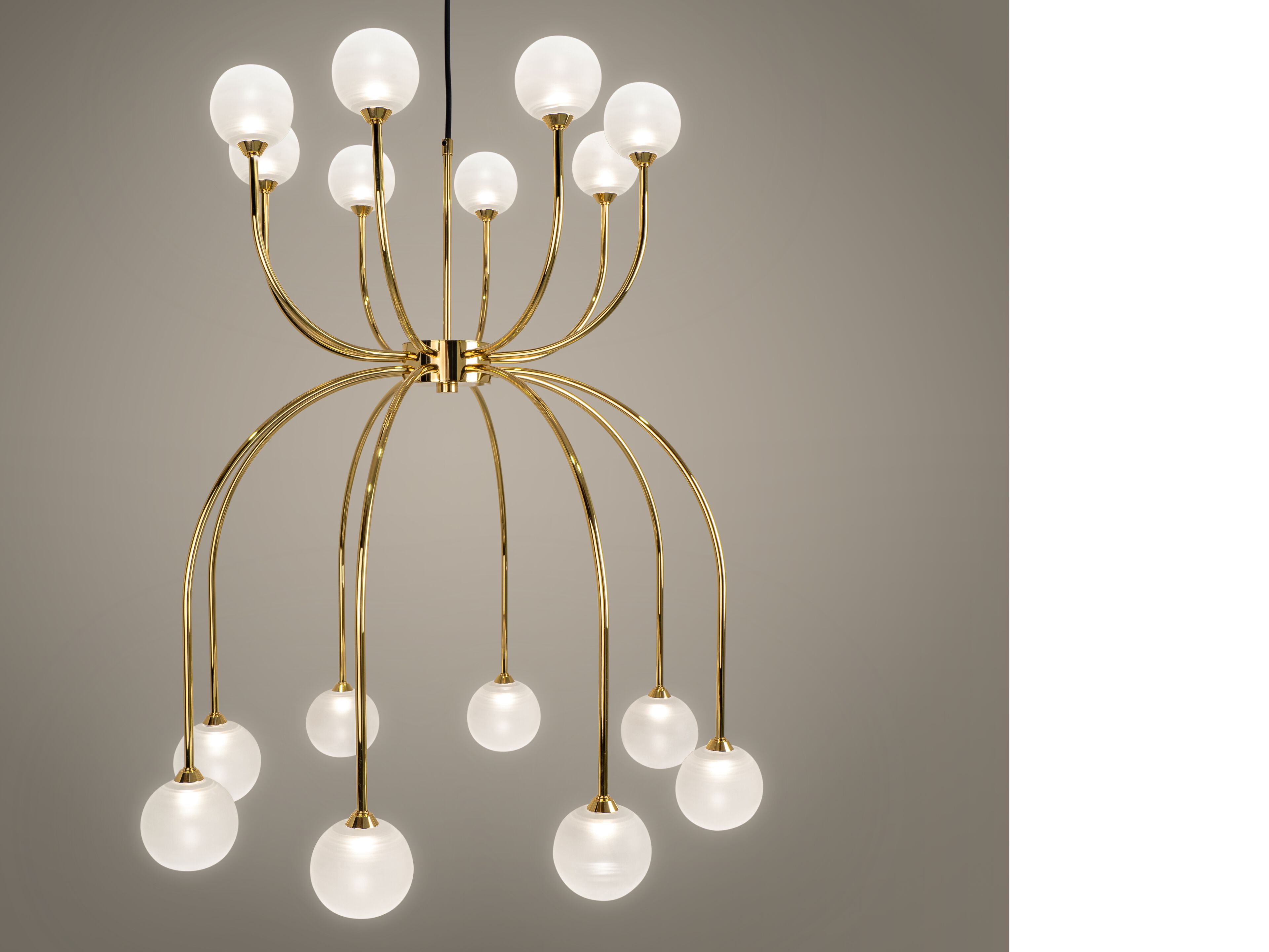 Пескоструйная стеклянная светодиодная люстра ILFARI Penélope ARCH-00081111 - Вид №8