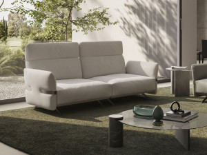 2-местный кожаный диван