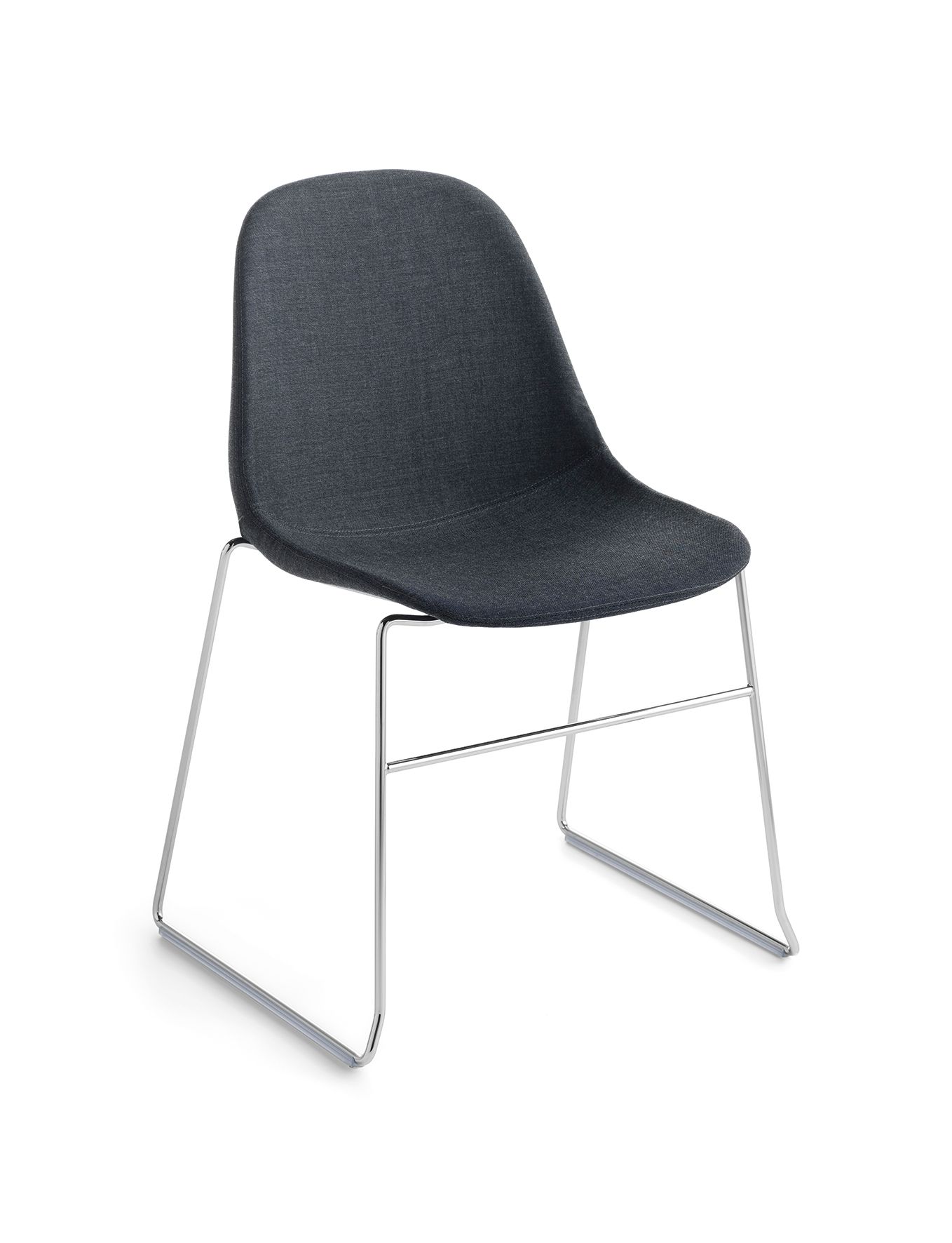 Штабелируемый стул с мягкими салазками Crassevig Pola ARCH-00023072 - Вид №2