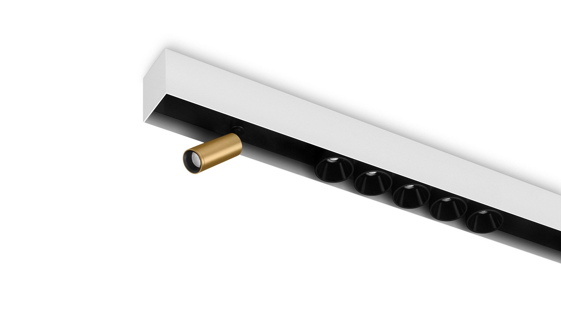 Профиль линейного потолочного освещения для прожекторов Arkoslight Black Foster Custom ARCH-00021773 - Вид №5