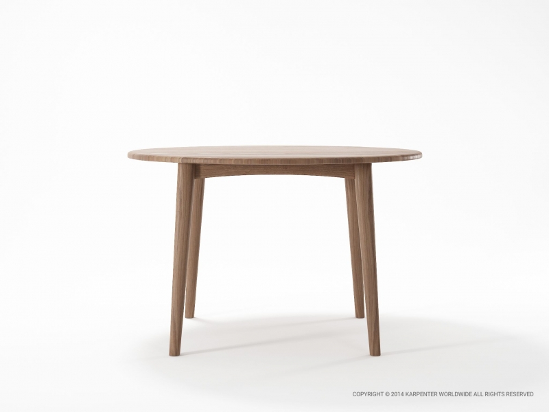 534_1061 Стол обеденный круглый 120 Karpenter GRASSHOPPER