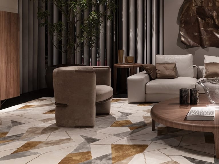 Тканевое кресло с подлокотниками Giorgetti OPUS ARCH-00136894 - Вид №4