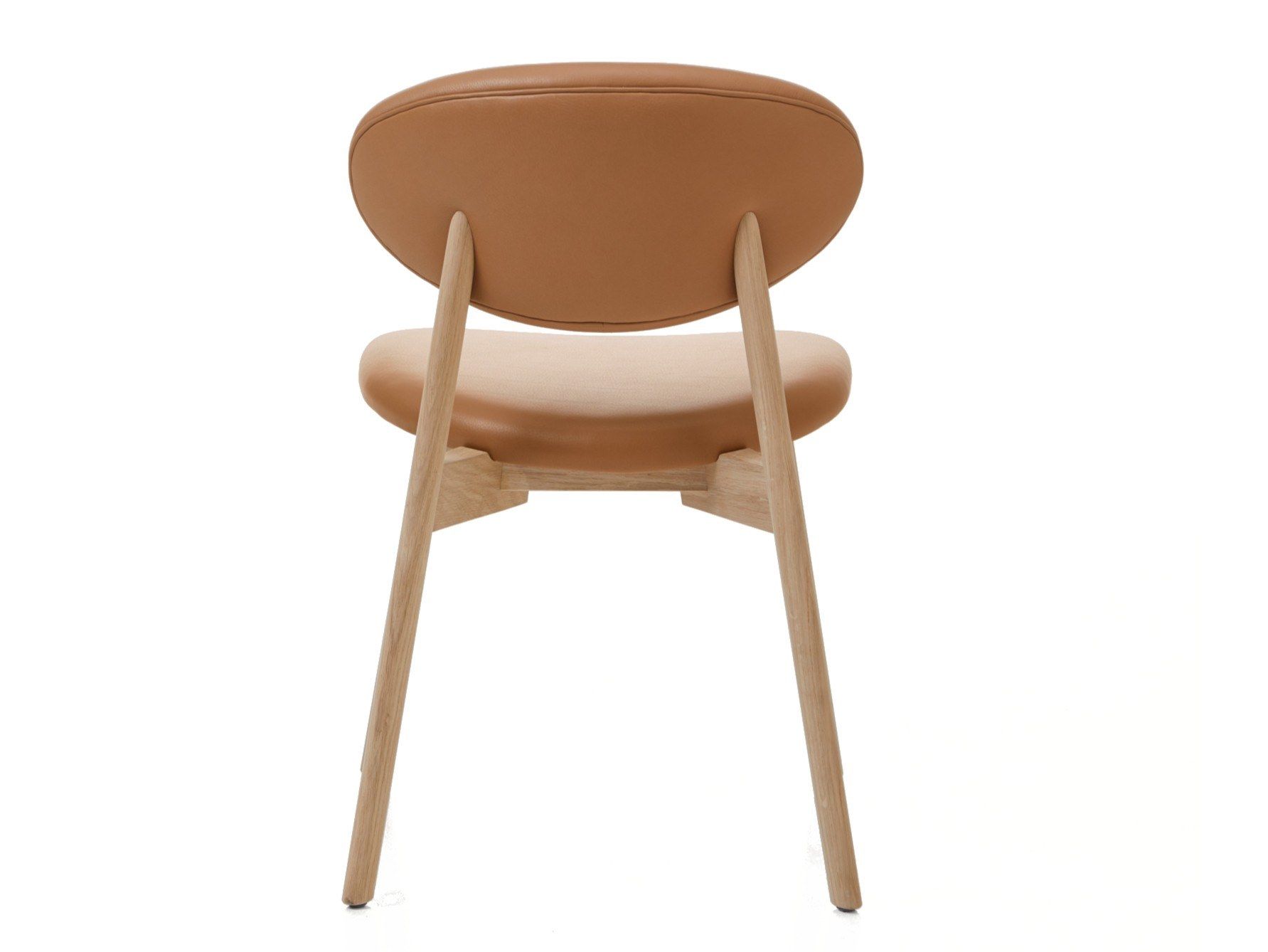 Мягкий стул из массива дерева BassamFellows Ovoid ARCH-00114901 - Вид №4