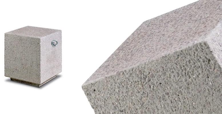 Metalco Неподвижный реконструированный каменный столбик с основанием sun-id-1463494 - Вид №1