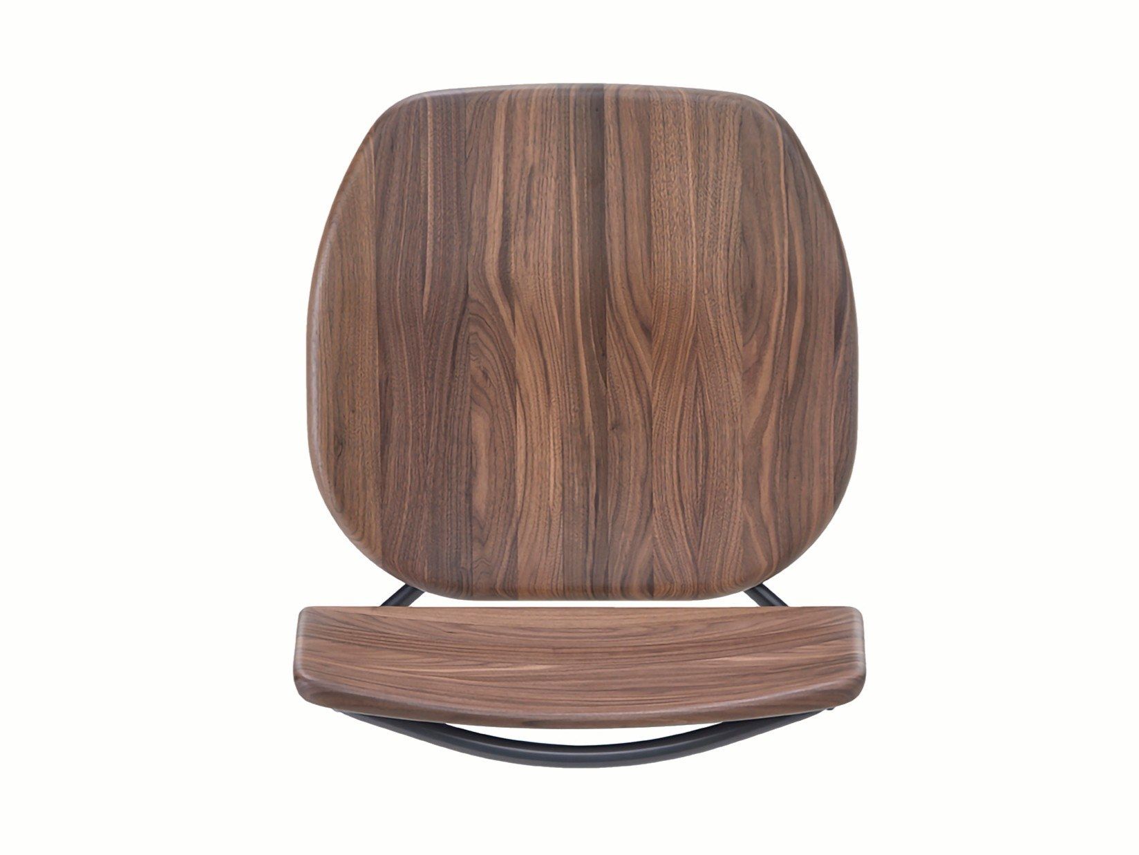 Штабелируемое кресло из нержавеющей стали и дерева BassamFellows труба ARCH-00116202 - Вид №5