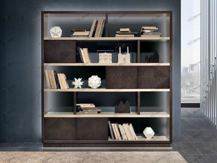 Carpanelli Открытый книжный шкаф с подсветкой Desyo Lb47