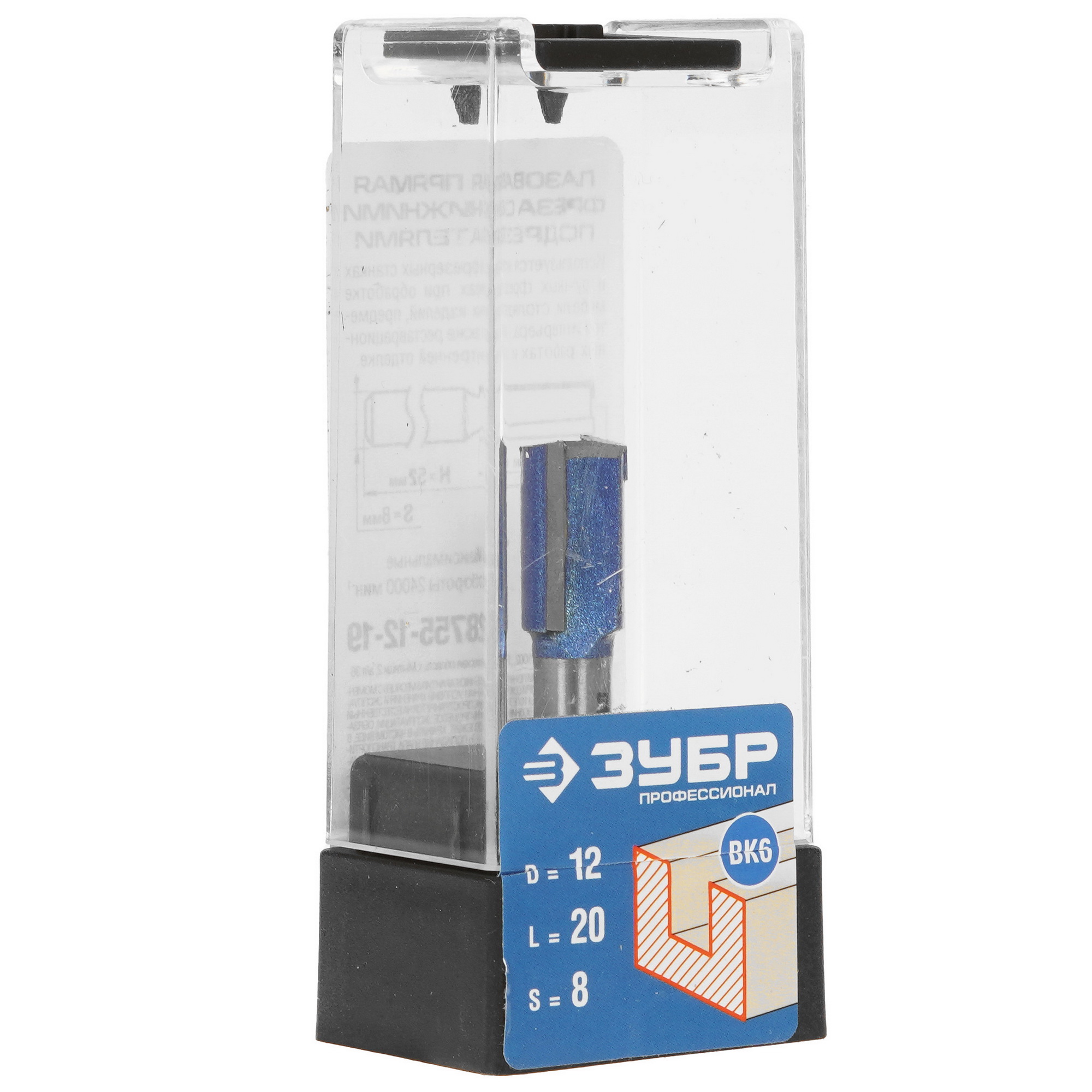 Фреза ЗУБР 28755-12-19 5306840 STDN-0056759 - Вид №4
