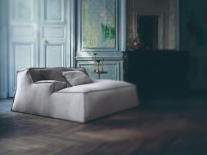 Кожаный Dormeuse с подлокотниками