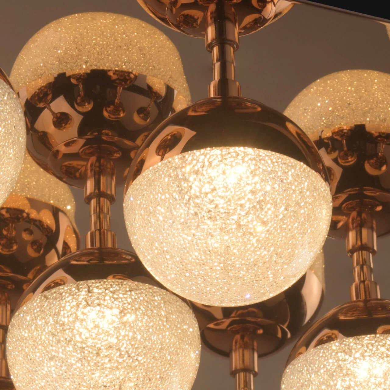 Потолочная светодиодная люстра De Markt Каспер 2 707010809 DE MARKT КАСПЕР 2 184332 Медь;зеркальный  - Вид №3