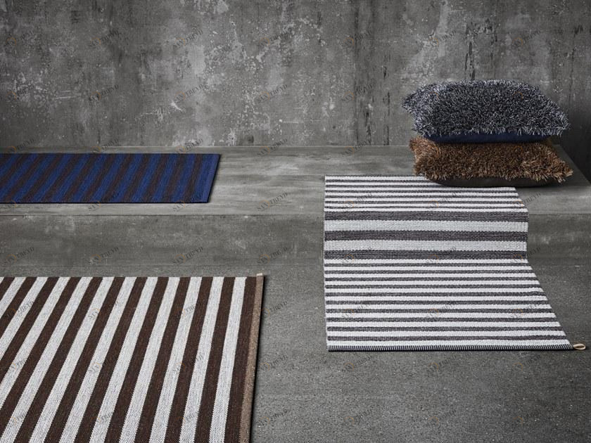 Kasthall Ковер из шерсти в прямоугольную полоску  44925 