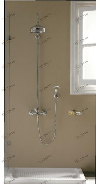 ZAZZERI Настенная душевая стойка с ручным душем с верхним душем Kent sun-id-1480302