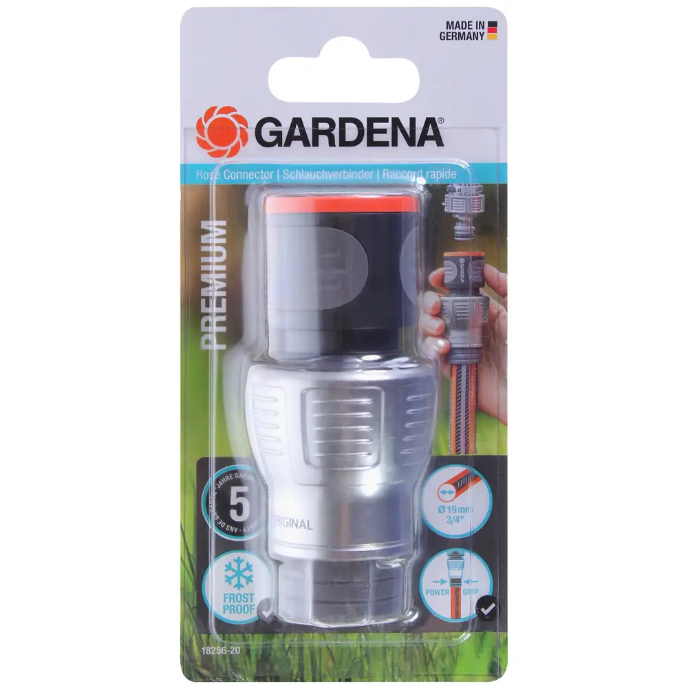 Коннектор для шланга быстросъёмный Gardena Premium 3/4 дюйма. 81907432 STLM-2112189  - Вид №2