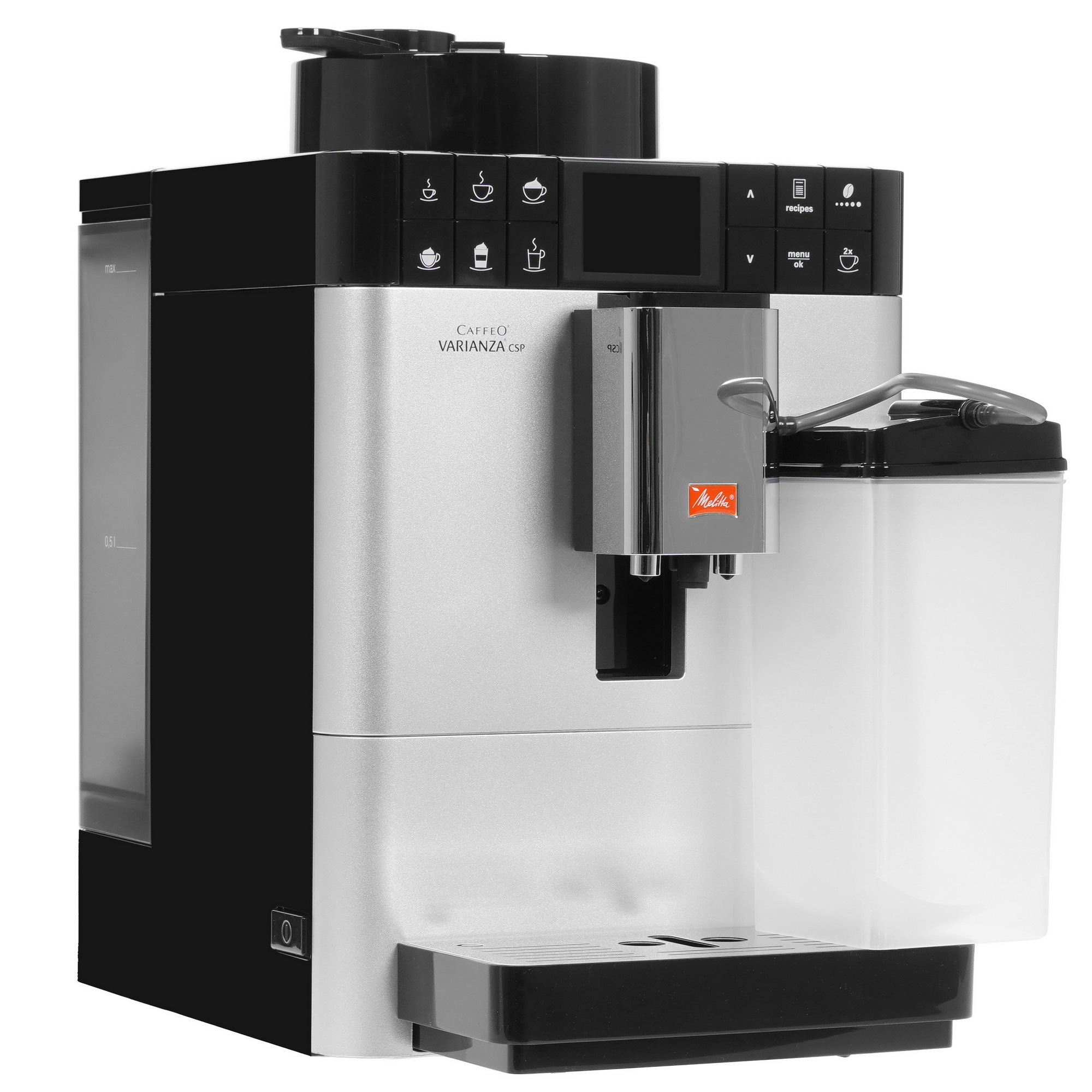 7933566 Кофемашина автоматическая Melitta Caffeo Varianza CSP F 570-101 серебристый STDN-0036924 - Вид №1