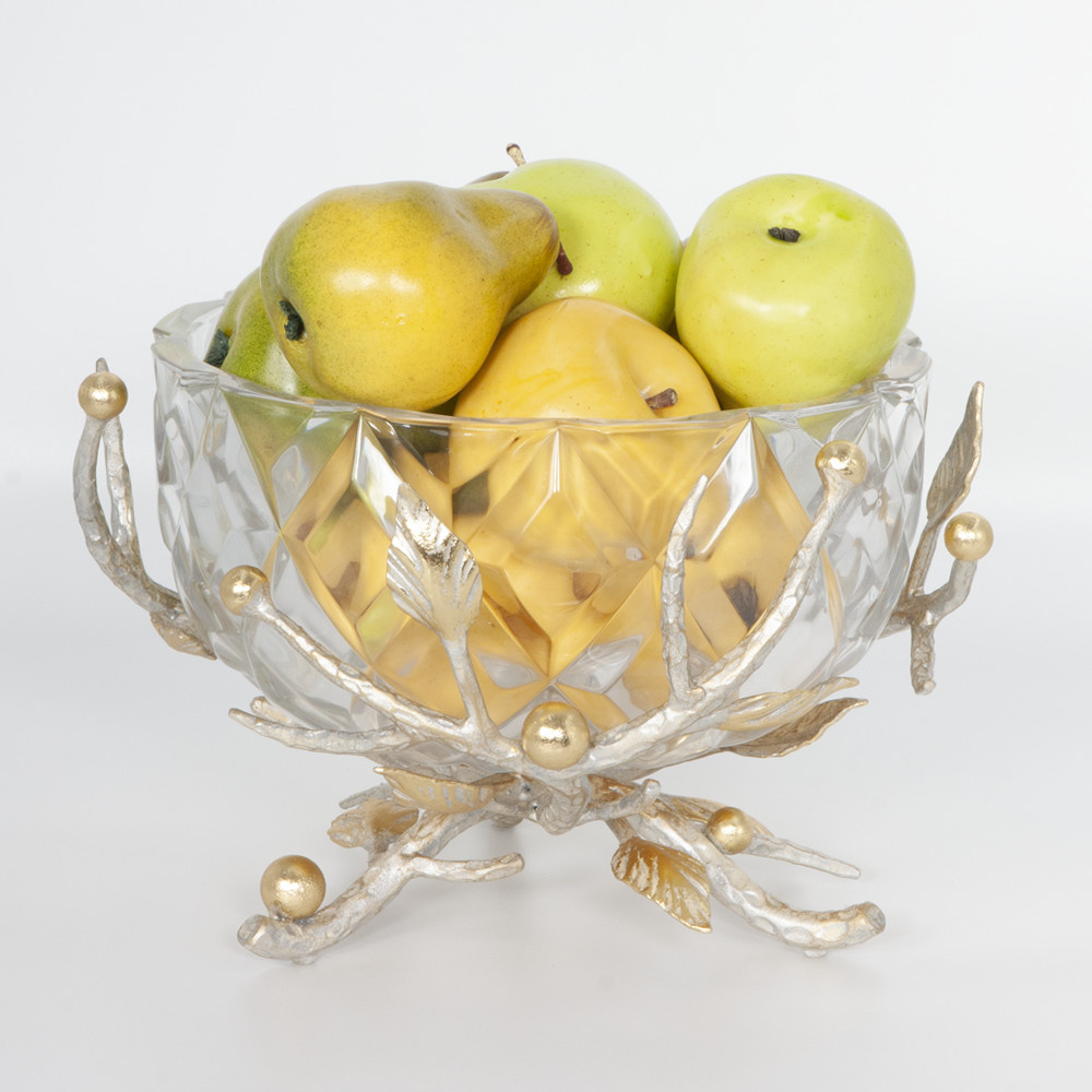 59002 BOGACHO Фруктовница-конфетница Весна Айвори 