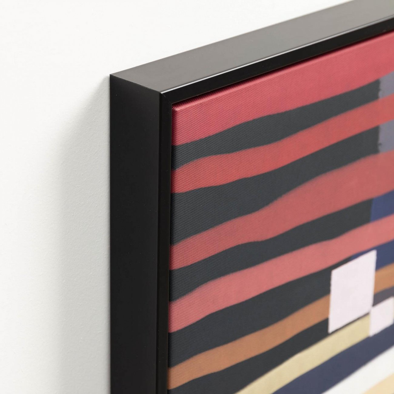 Картина на холсте 50x70 коричневая с белым Djelia от La Forma LA FORMA  00-3865174 Белый;коричневый;черный  - Вид №1